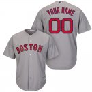 Men's Boston Red Sox Gray Cool Baseball Custom Name Jersey