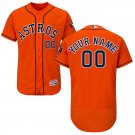 Men's Houston Astros Orange Flex Base Custom Name Jersey Stitched