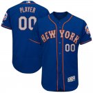 Men's New York Mets Blank Royal 2017 Flex Base Custom Name Jersey Stitched