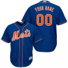 Men's New York Mets Blank Royal Cool Base Custom Name Jersey Stitched