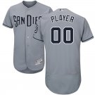 Men's San Diego Padres Gray Brown Flex Base Custom Name Jersey Stitched