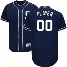 Men's San Diego Padres Navy Brown Flex Base Custom Name Jersey Stitched