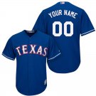 Men's Texas Rangers Blank Royal Home Cool Base Custom Name Jersey