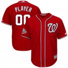 Men's Washington Nationals Scarlet 2018 All-Star Game Cool Base Custom Name Jersey