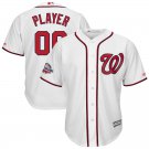 Men's Washington Nationals White All-Star Game Cool Base Custom Name Jersey