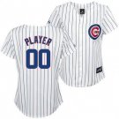 Women Personalized Chicago Cubs Customized Your Own Player Jersey White