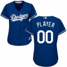 Women Personalized Los Angeles Dodgers Blue CoolBase Custom Player Jersey