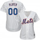 Women Personalized York Mets Customized Your Own Player Jersey White