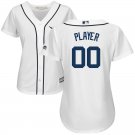 Women's Detroit Tigers White 2018 Home Cool Base Custom Jersey