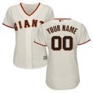 Women's San Francisco Giants Cream Home Cool Base Custom Jersey Stitched