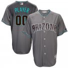 Youth Arizona Diamondbacks Gray 2017 Cool Base Custom Name Jersey Stitched