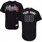 Youth Atlanta Braves Navy Flex Baseball Custom Name Jersey Stitched
