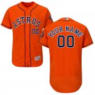 Youth Houston Astros Orange Flex Base Custom Name Jersey Stitched
