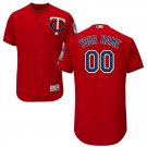 Youth Minnesota Twins Blank Scarlet Flex Base Custom Name Jersey Stitched