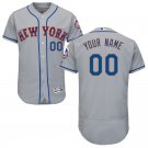 Youth New York Mets Blank Gray Flex Baseball Custom Name Jersey Stitched