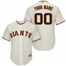 Youth Personalized San Francisco Giants Cream Cool Base Custom Name Player Jersey