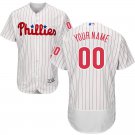Youth Philadelphia Phillies Blank Home White Flex Baseball Custom Name Jersey Stitched