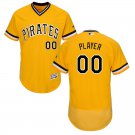 Youth Pittsburgh Pirates Blank Gold Flex Base Custom Name Jersey Stitched