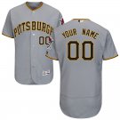 Youth Pittsburgh Pirates Blank Gray Flex Base Custom Name Jersey Stitched