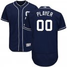 Youth San Diego Padres Navy Brown Flex Base Custom Name Jersey Stitched