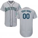Youth Seattle Mariners Gray Flex Baseball Custom Name Jersey Stitched