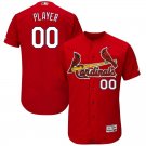 Youth St. Louis Cardinals Blank Ivory Flex Base Custom Name Jersey Stitched Red