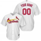 Youth St. Louis Cardinals Blank White Cool Base Custom Name Jersey Stitched
