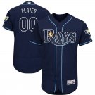 Youth Tampa Bay Rays Blue 20th Anniversary Alternate Flex Base Custom Name Jersey