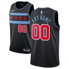 Men's Chicago Bulls Black 2018-19 Swingman Custom Jersey - City Edition