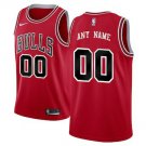 Men's Chicago Bulls Red Swingman Custom Jersey