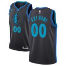 Men's Dallas Mavericks Charcoal Swingman Custom Jersey City Edition