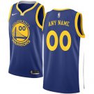 Men's Golden State Warriors Blue Swingman Custom Name Jersey