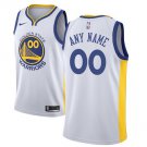 Men's Golden State Warriors White Swingman Custom Name Jersey
