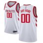 Men's Houston Rockets White Swingman Custom Name Jersey