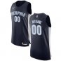 Men's Memphis Grizzlies Navy Custom Name Jersey