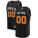 Men's Phoenix Suns Black Custom Name Jersey