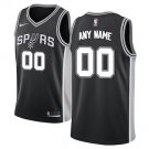 Mew Men's San Antonio Spurs Black Swingman Custom Name Jersey