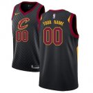 New Men's Cleveland Cavaliers Black Swingman Custom Name Jersey