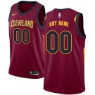 New Men's Cleveland Cavaliers Red Swingman Custom Name Jersey