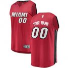New Men's Miami Heat Red Custom Name basketball Jersey