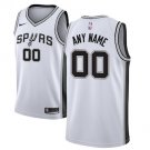 Youth  San Antonio Spurs White Swingman Custom Name Jersey