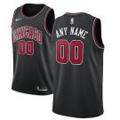 Youth Chicago Bulls Black Swingman Custom Name Jersey