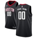Youth Houston Rockets Black Swingman Custom Name Jersey