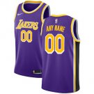 Youth Los Angeles Lakers Purple Custom Name Swingman Jersey