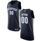 Youth Memphis Grizzlies Navy Custom Name Jersey