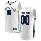 Youth Memphis Grizzlies White Custom Name Jersey