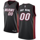 Youth Miami Heat Black Swingman Custom Name basketball Jersey