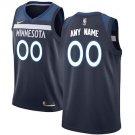 Youth Minnesota Timberwolves Navy Swingman Custom Name Jersey