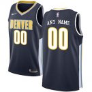 Youth New Denver Nuggets Blue Swingman Custom Name Jersey