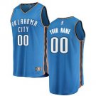 Youth Oklahoma City Thunder Blue Custom Name basketball Jersey